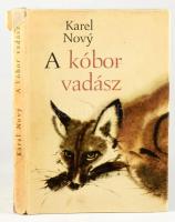 Karel Novy: A kóbor vadász. Bratislava / Pozsony, 1969, Madách. Kiadói egészvászon-kötés, sérült kia...