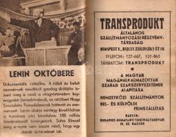 Diadalmas Péter. A Magyar Filmipari Rt. képes, illusztrált zsebnaptára az 1946. évre. [Miniatűr köte...