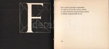 Nezval, Vítězslav: 
ABC. (Versciklus.) [Dedikált.] (Miniatűr kiadás.)
[Budapest, 1965]. Magyar Hel...