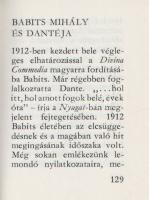 Elek Artúr Babitsról. Levelek, tanulmányok. [Miniatűr kötet.]
Budapest, 1984. (Ságvári Endre Nyomda...