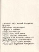 A Magyar Nemzeti Függetlenségi Front programja. 1944. december 3. [Miniatűr kötet, számozott.]
(Bud...