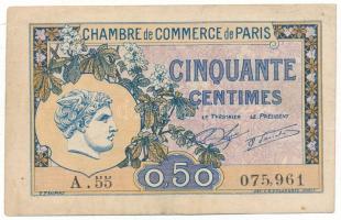 Franciaország 1922. Párizs 50c T:F
France 1922. Paris 50 Centimes C:F