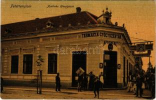Fehértemplom, Ung. Weisskirchen, Bela Crkva; Fő utca, gyógyszertár / Apotheke / Farmacia / pharmacy ...