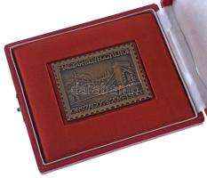 Iván István (1905-1968) 1968. "Magyar Bélyeggyűjtők Országos Szövetsége" egyoldalas bronz ...