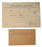 1934 Bp., a Kir. M. Pázmány Péter Tudományegyetem orvoskari "Csaba" bajtársi egyesületének...