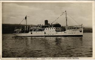Costiera SS "Ipparco Baccich" Linea Fiume-Abbazia-Laurana-Trieste-Ravenna / Italian cruisi...