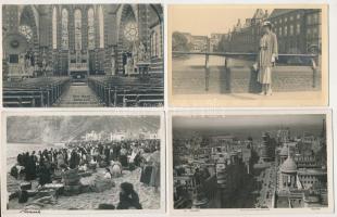 37 db RÉGI magyar és külföldi város képeslap / 37 Hungarian and foreign town postcards