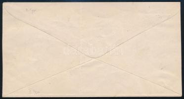 ~1871 3kr díjjegyes levél "(P)ES(T)" (a borítékon sérülés / damaged cover)