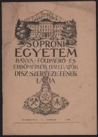 1956 Soproni Egyetem Bánya-, Földmérő- és Erdőmérnök Hallgatók DISZ szervezetének lapja V. évf. 5. é...