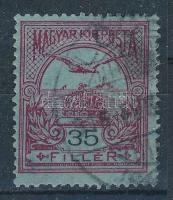 1913 Turul 50f bélyeg 35f tévnyomattal (200.000)