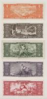 Brazília DN 5db-os bankjegytétel T:AU-F
Brazil ND 5pcs banknote lot C:AU-F