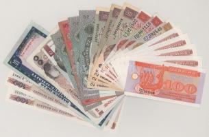 Vegyes, 20db-os külföldi bankjegytétel T:vegyes
Mixed, 20pcs foreign banknote lot C:mixed