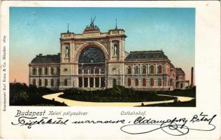 1900 Budapest VII. Keleti pályaudvar. Kunstanstalt Karl Braun &amp; Co. 1819. (EK)
