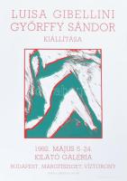 Győrffy Sándor (1951-): Luisa Gibelini és Győrffy Sándor kiállítása, Kilátó Galéria, Bp., Margitszig...