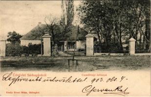1903 Sárbogárd, Csendőrségi laktanya. Braun Miksa kiadása