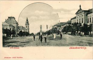 Jászberény, Fő utca. Brünauer Adolf kiadása