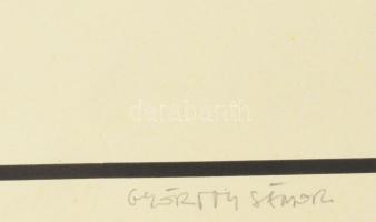 Győrffy Sándor (1951-): "Philadelphia", Jerry Ricks (USA) blues estje, 1985 körül. Koncert...