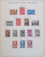 1871-1975 Schaubek előnyomott album, benne néhány bélyeggel, hiányos sorokkal a 1914-1959 közötti id...