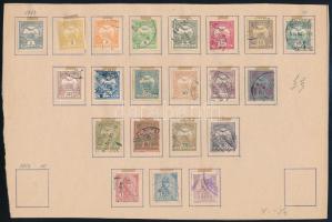 1913 Turul sor régi albumlapon
