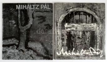 Miháltz Pál (1899-1988) festőművész 2 db dedikált kiállítási katalógusa + 2 db dedikált fotója + kiá...