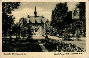 Budapest II. Máriaremete, Mária-Remete; Szent István kút a rendház előtt