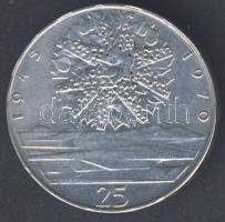 Csehszlovákia 1970. 25K Ag "A szabadság 10. évfordulója" T:2