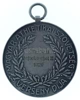 1929. "Magyar Athletikai Szövetség Verseny Díja - 4x1500m bajnokcsapat II. 1929" kétoldala...
