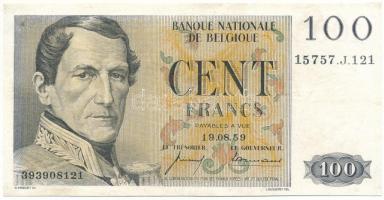 Belgium 1959. 100Fr "15757.J.121" T:F
Belgium 1959. 100 Francs "15757.J.121" C:...