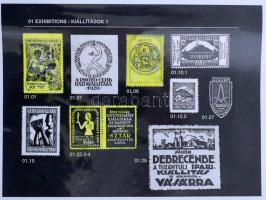 Magyar levélzáró katalógus / Hungarian poster stamps and similar cinderellas katalógus fekete-fehér ...