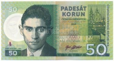 Csehszlovákia 2019. 50K fantázia bankjegy "F 00021" T:UNC
Czechoslovakia 2019. 50 Korun f...