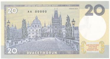 Csehszlovákia 2019. 20K fantázia bankjegy "A 00000" T:UNC
Czechoslovakia 2019. 20 Korun f...