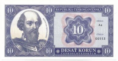 Csehszlovákia 2020. 10K fantázia bankjegy "Aa 00553" T:UNC
Czechoslovakia 2020. 10 Korun ...