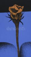 Zala Tibor (1920-2004): Születés III, 1988. Szitanyomat, papír. Jelzett. Számozott: 7/20. 46×36,5 cm