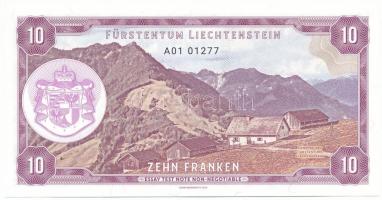 Liechtenstein 2019. 10Fr "A01 01277" mintabankjegy, fantáziabankjegy "Gabrisnote&quot...