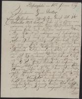 1829 Hosszúújfalu (Husia), Dr. Wilhelm Waldin, a cs. kir. 1. "János főherceg" dragonyosezr...