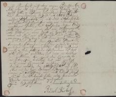 1829 Hosszúújfalu (Husia), Dr. Wilhelm Waldin, a cs. kir. 1. "János főherceg" dragonyosezr...