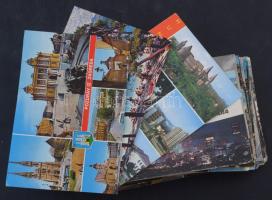 100 db MODERN külföldi város képeslap / 100 MODERN foreign town-view postcards