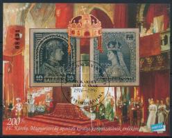 1997 Az utolsó magyar király IV. Károly halálának évfordulója emlékív