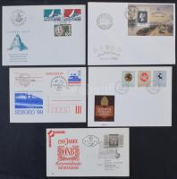 Magyar és külföldi FDC és díjjegyes tétel (kb 70-80 db)