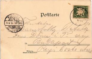 1900 Bad Reichenhall, Nonner Tracht. Ottmar Zieher No. 1103. / folklore. litho