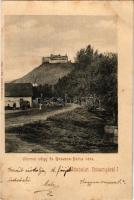 1904 Rozsnyó, Rosnava; Uhornai völgy, Krasznahorka vára. Sajó Vidék kiadása / valley, castle (fl)