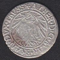 Poroszország 1539. "Albrecht Hohenzollern" 1Gr Ag T:2-