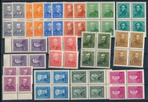 1932/1937 Arcképek 4 db sor összefüggésekben (20.000)