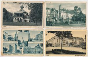Kassa, Kosice - 10 db RÉGI város képeslap, vegyes minőségben / 10 pre-1945 town-view postcards, vegy...