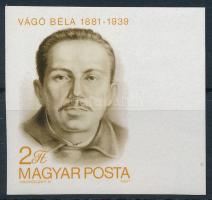 1981 Vágó Béla ívszéli vágott bélyeg