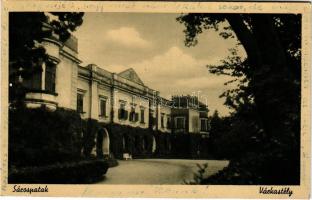 1943 Sárospatak, várkastély (tűnyom / pin mark)