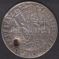 Lengyelország 1622. "Sigismund III." Ag T:3+ ly