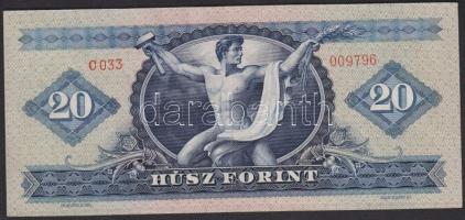 1957. 20Ft T:I egyszer hajtva de törve nem!