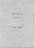 Marc Van Hoe (1945-): Museum of Modern art, textiles, collected by playboy, 1980. Nyomat, hártyapapí...