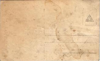 Wiener Neustadt, Bécsújhely; Die Sturmkatastrophe am 10. Juli 1916. / storm disaster, destroyed buil...